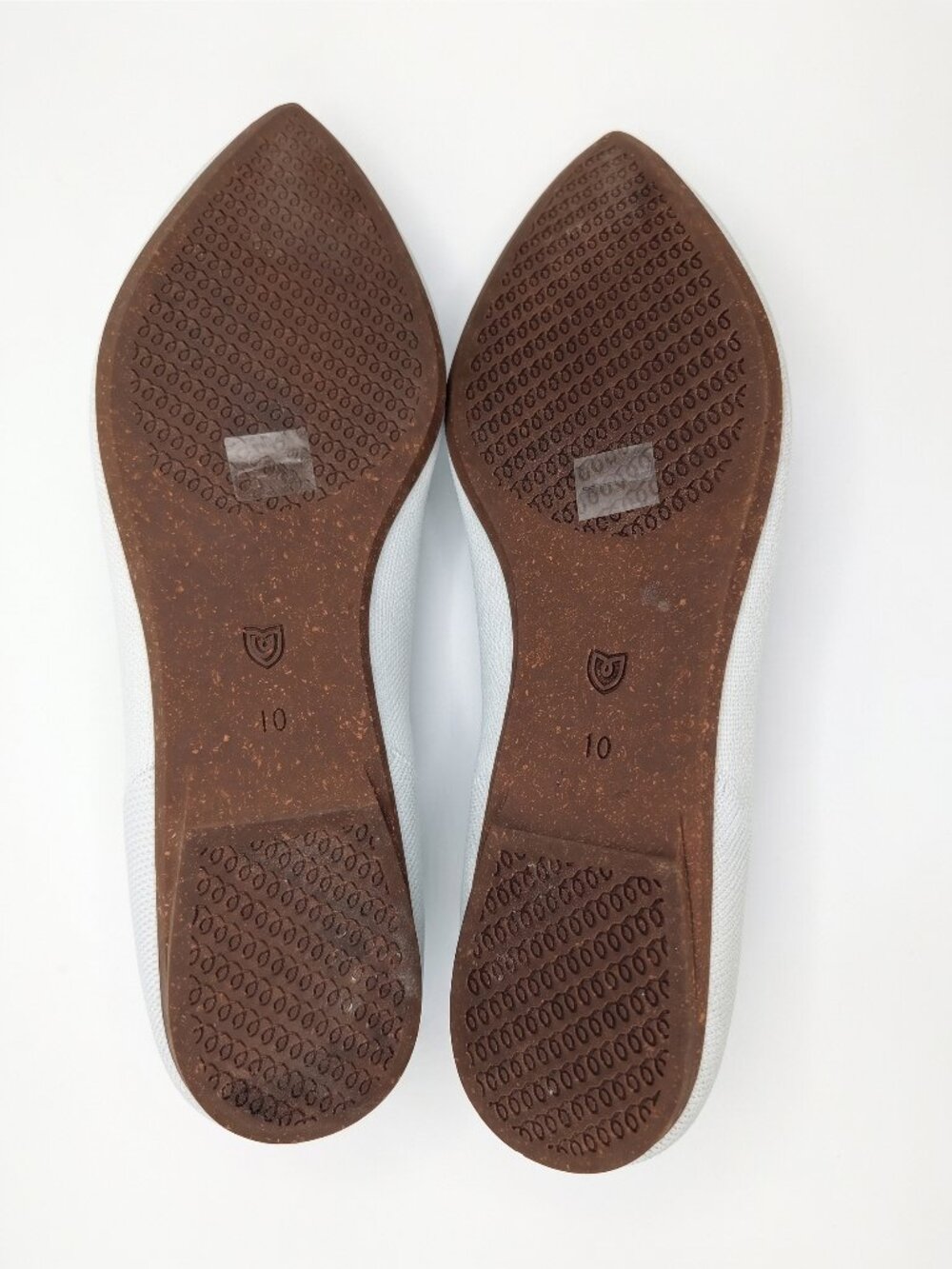 Rothy's The Petal Point II White Flats 10 - Picture 5 of 5